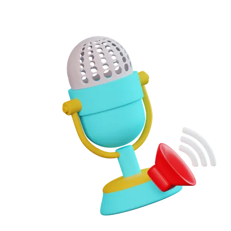 Podcast Volume 3D Icon