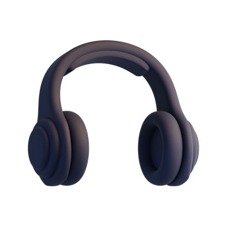 Podcasting Headphones  3D Icon