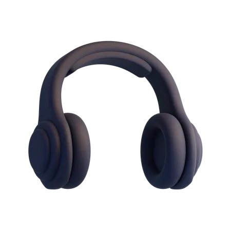 Podcasting Headphones  3D Icon