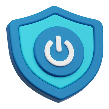 Poder de protección  3D Icon