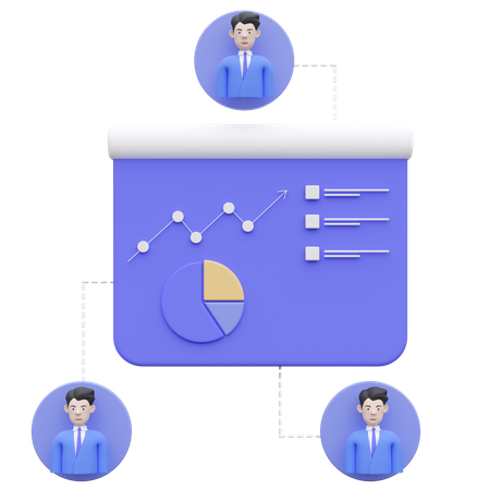 Poder do homem nos negócios  3D Icon