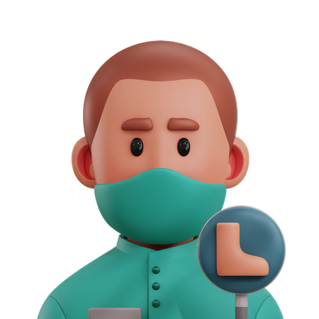 Podiatrist  3D Icon