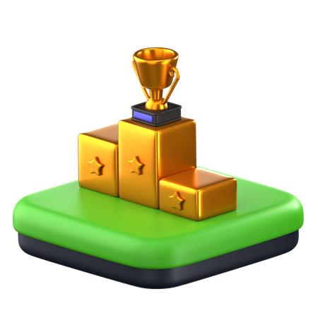 Pódio  3D Icon