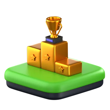 Pódio  3D Icon