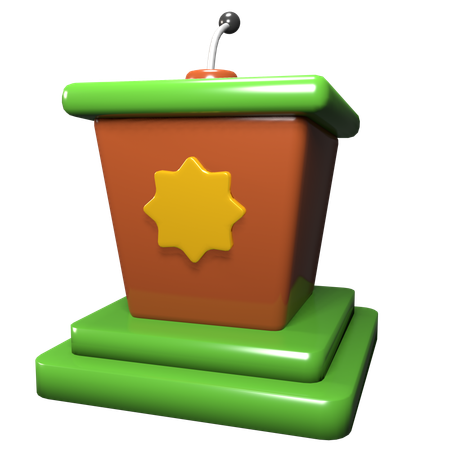 Podio  3D Icon