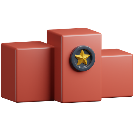 Pódio  3D Icon