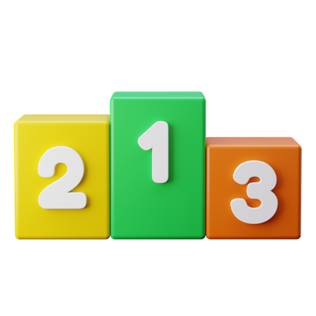 Pódio  3D Icon