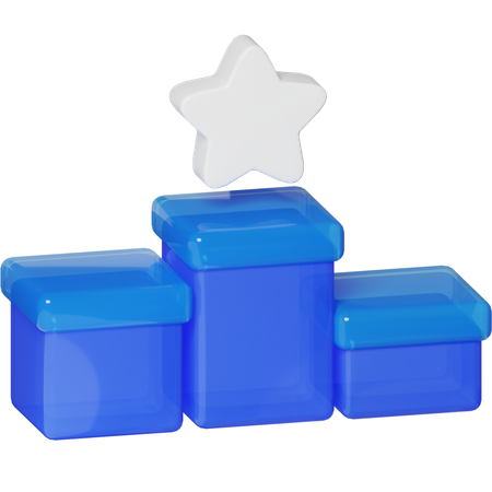 Pódio  3D Icon