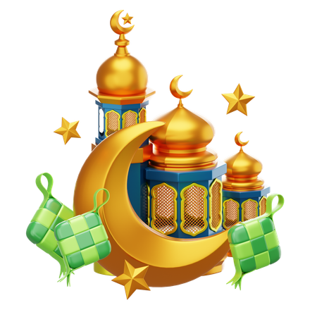 Podio de Ramadán  3D Icon