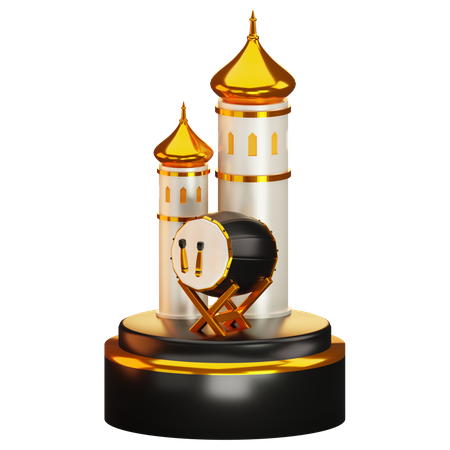 Podio de Ramadán  3D Icon