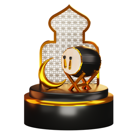 Podio de ramadán  3D Icon