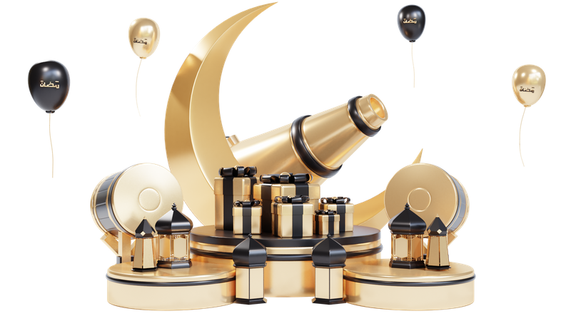 Podio de Ramadán  3D Icon