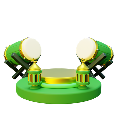 Podio de Ramadán  3D Icon