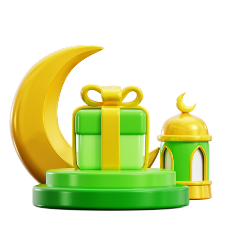 Podio de regalo  3D Icon