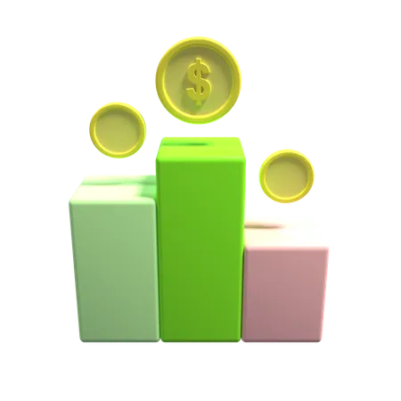 Podio del dólar  3D Icon