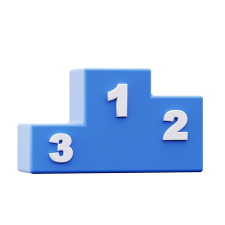 Podio ganador  3D Icon