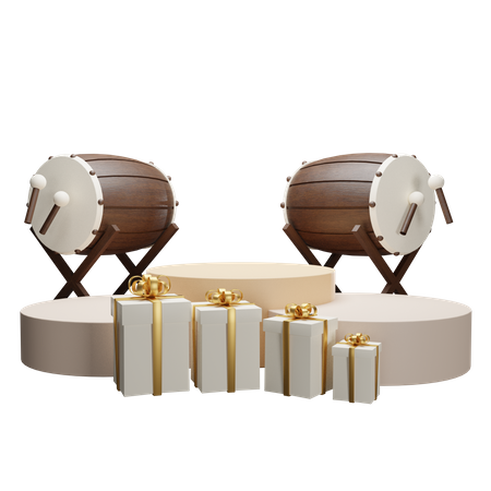 Podio para ramadán  3D Icon