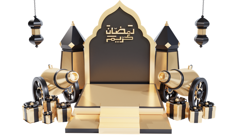 Podio para ramadán  3D Icon