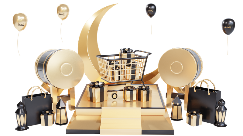 Podio para ramadán  3D Icon