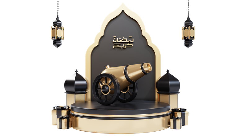 Podio para ramadán  3D Icon