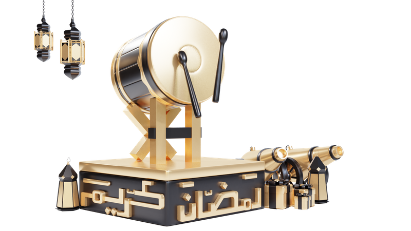 Podio para ramadán  3D Icon