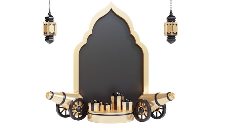 Podio para ramadán  3D Icon
