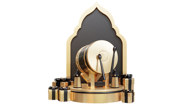 Podio para ramadán  3D Icon