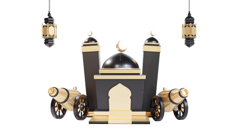 Podio para ramadán  3D Icon