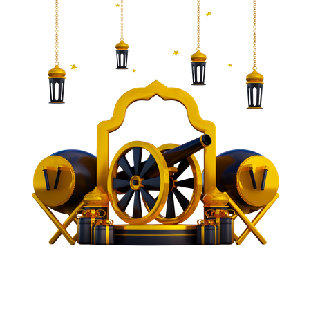 Podio para ramadán  3D Icon