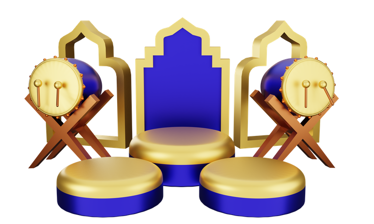Podio para ramadán  3D Icon