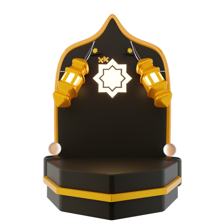 Podio para ramadán  3D Icon