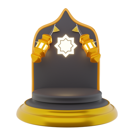 Podio para ramadán  3D Icon