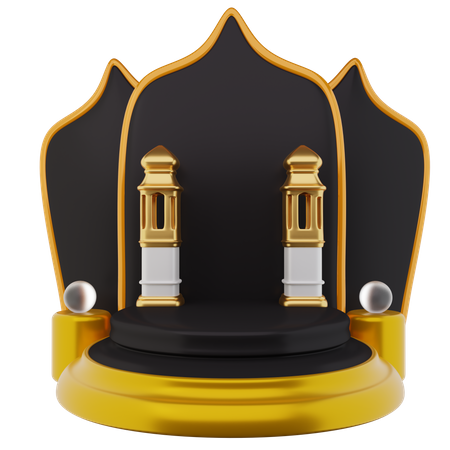 Podio para ramadán  3D Icon