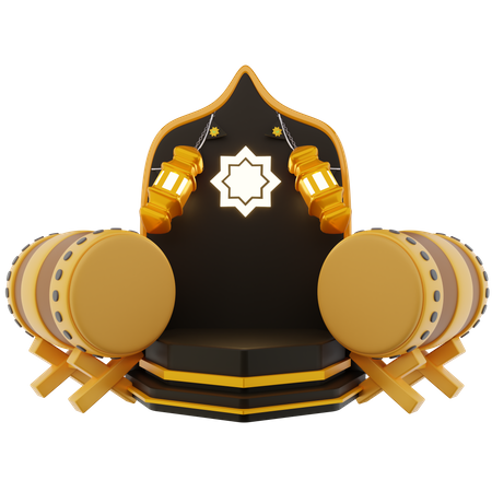 Podio para ramadán  3D Icon