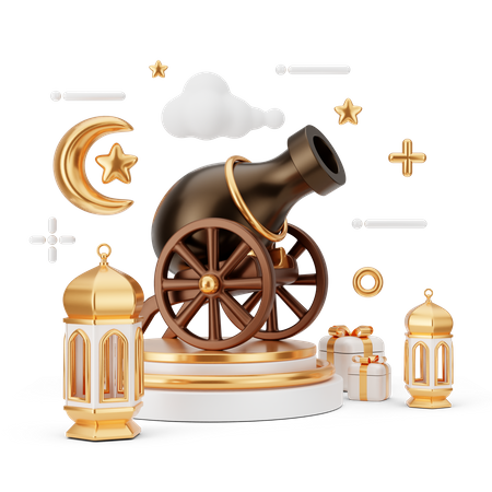Podio para ramadán  3D Icon