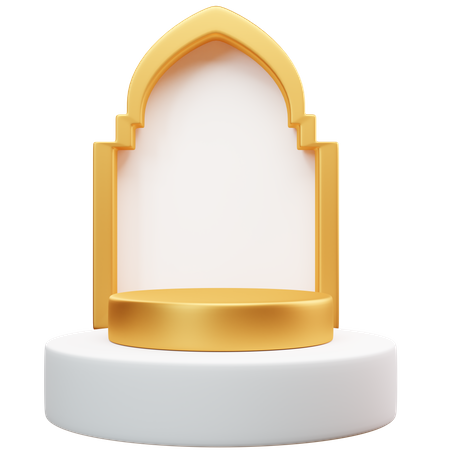Podio para ramadán  3D Icon