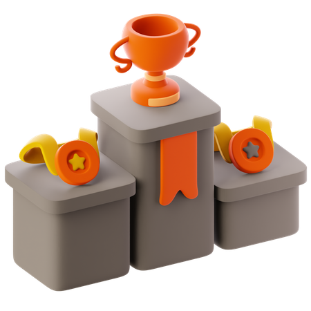 Podium  3D Icon