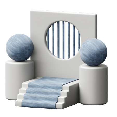 Podium  3D Icon