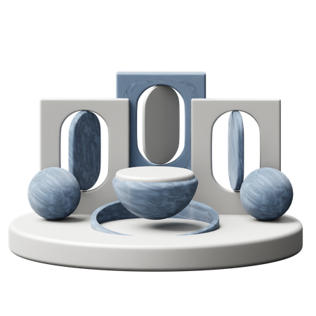 Podium  3D Icon