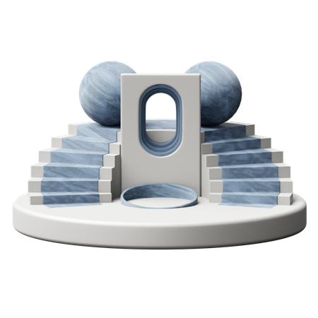 Podium  3D Icon