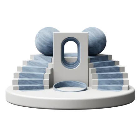 Podium  3D Icon