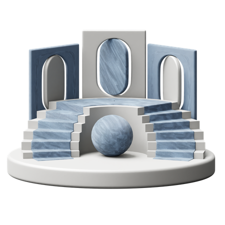 Podium  3D Icon