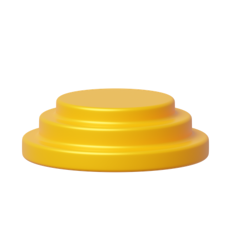 表彰台  3D Icon