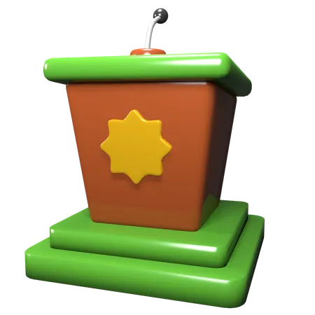 表彰台  3D Icon