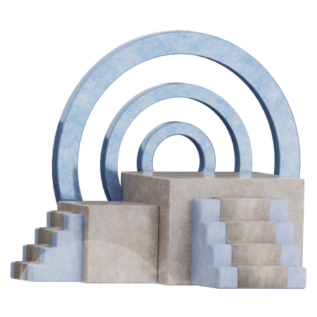 Podium  3D Icon