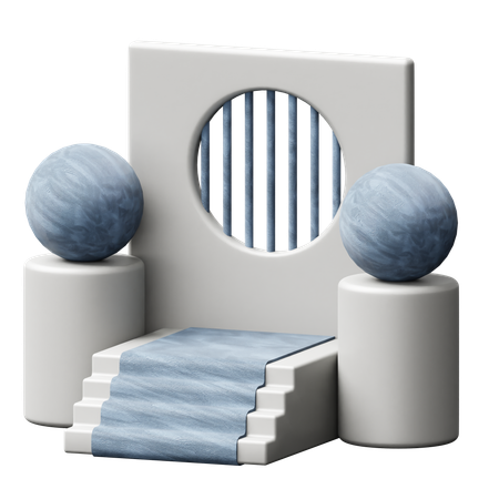 Podium  3D Icon