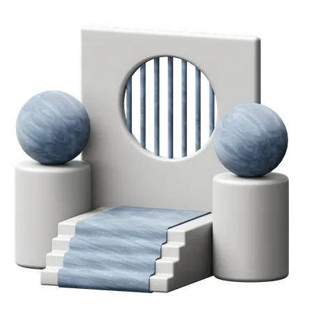 Podium  3D Icon