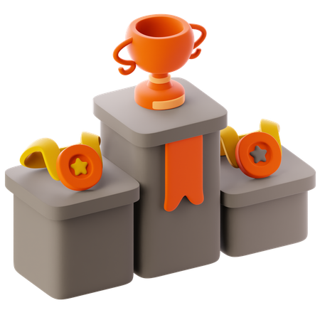 Podium  3D Icon