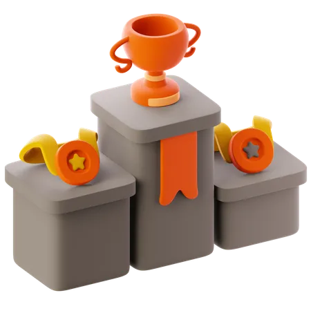 Podium  3D Icon