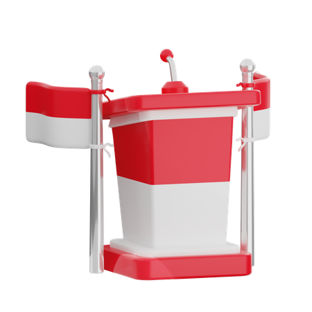 Podium  3D Icon